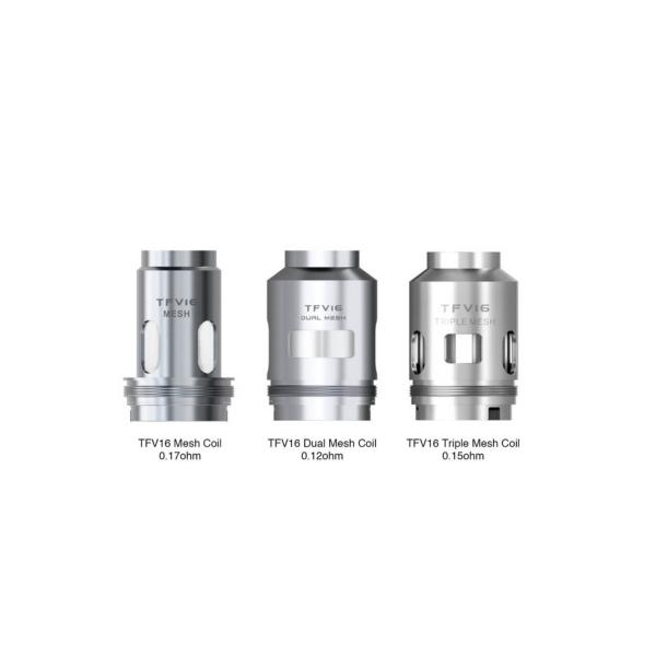 Résistances TFV16 Mesh et Dual Mesh X3 de Smok