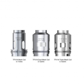 Résistances TFV16 Mesh et Dual Mesh X3 de Smok