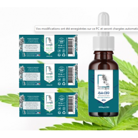 Huile CBD 20% aux huiles BIO