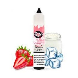 Strawberry Cream 0% suralose Sels de nicotine Aisu