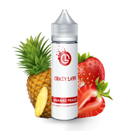 Ananas Fraise - 75ML - Crazy Labs