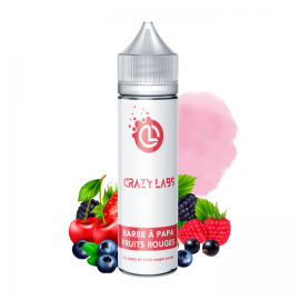 Barbe à Papa Fruits rouges - 75ML - Crazy Labs