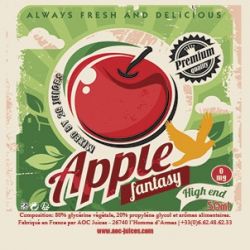 Concentré DIY Apple Fantasy de AOC Juices